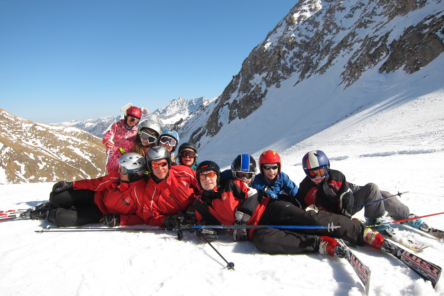 Lyžařská škola v Alpách pod Dachsteinem 2012